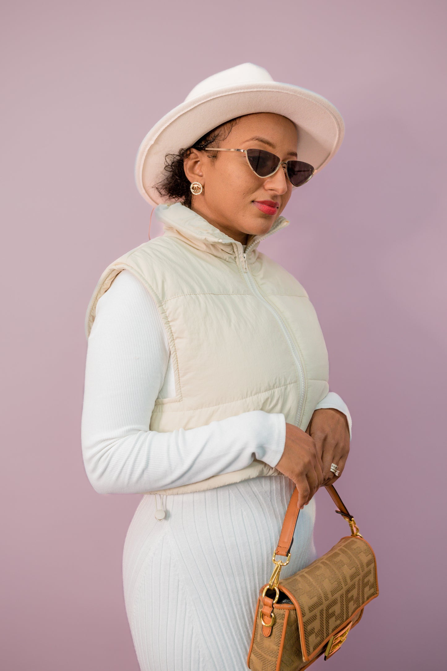 Sara Turtle Neck Midi Dress