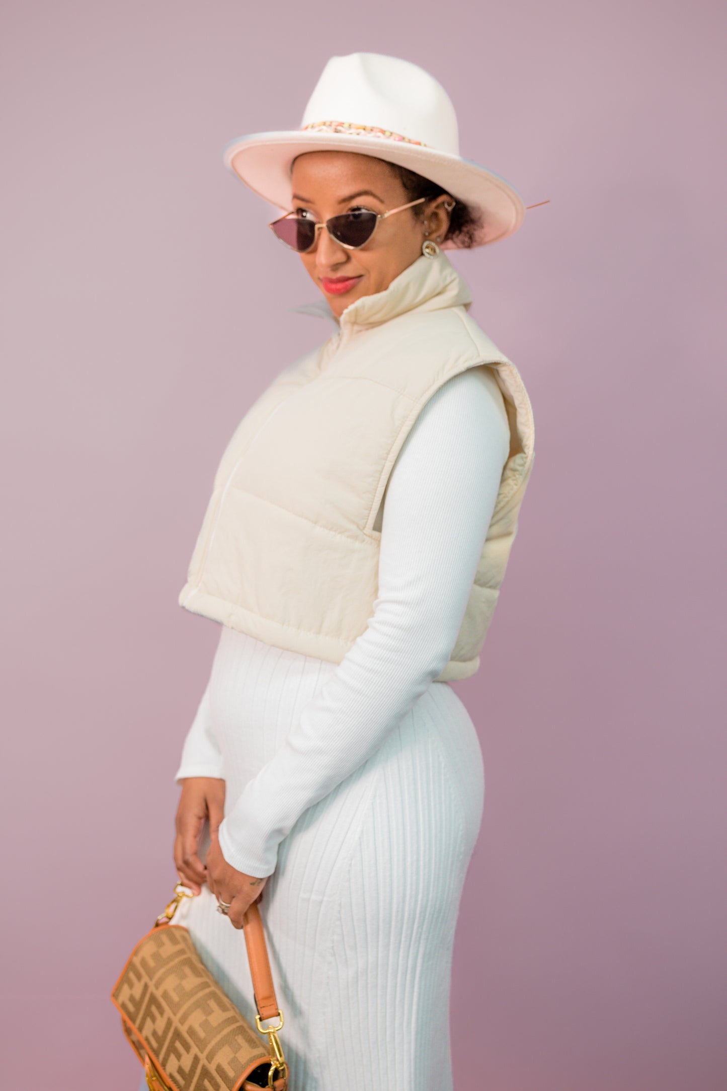 Sara Turtle Neck Midi Dress