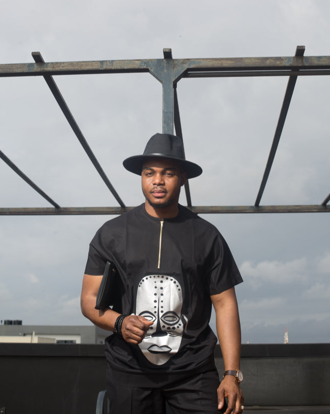 Traditional Mask African Men Dashiki