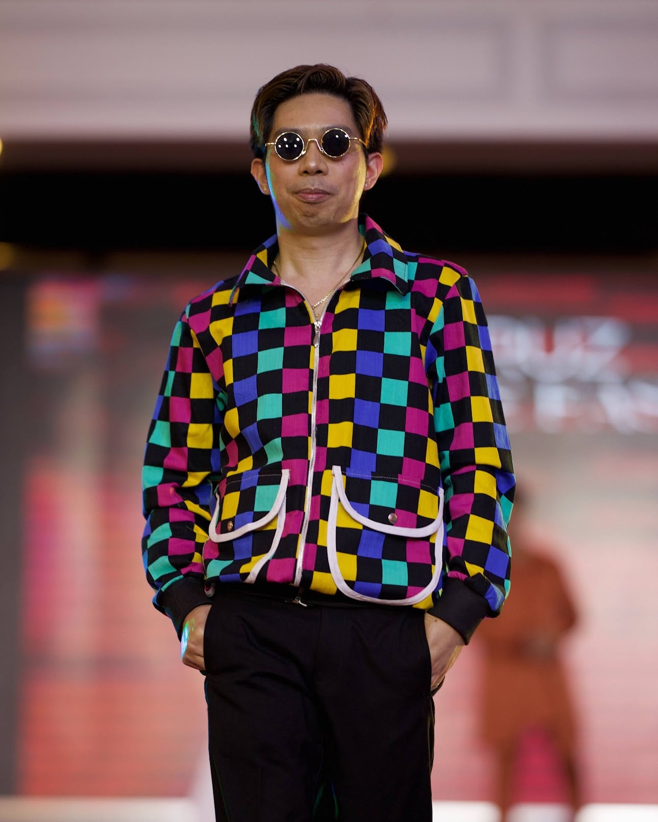 Long Sleeve Colorful Casual Jacket