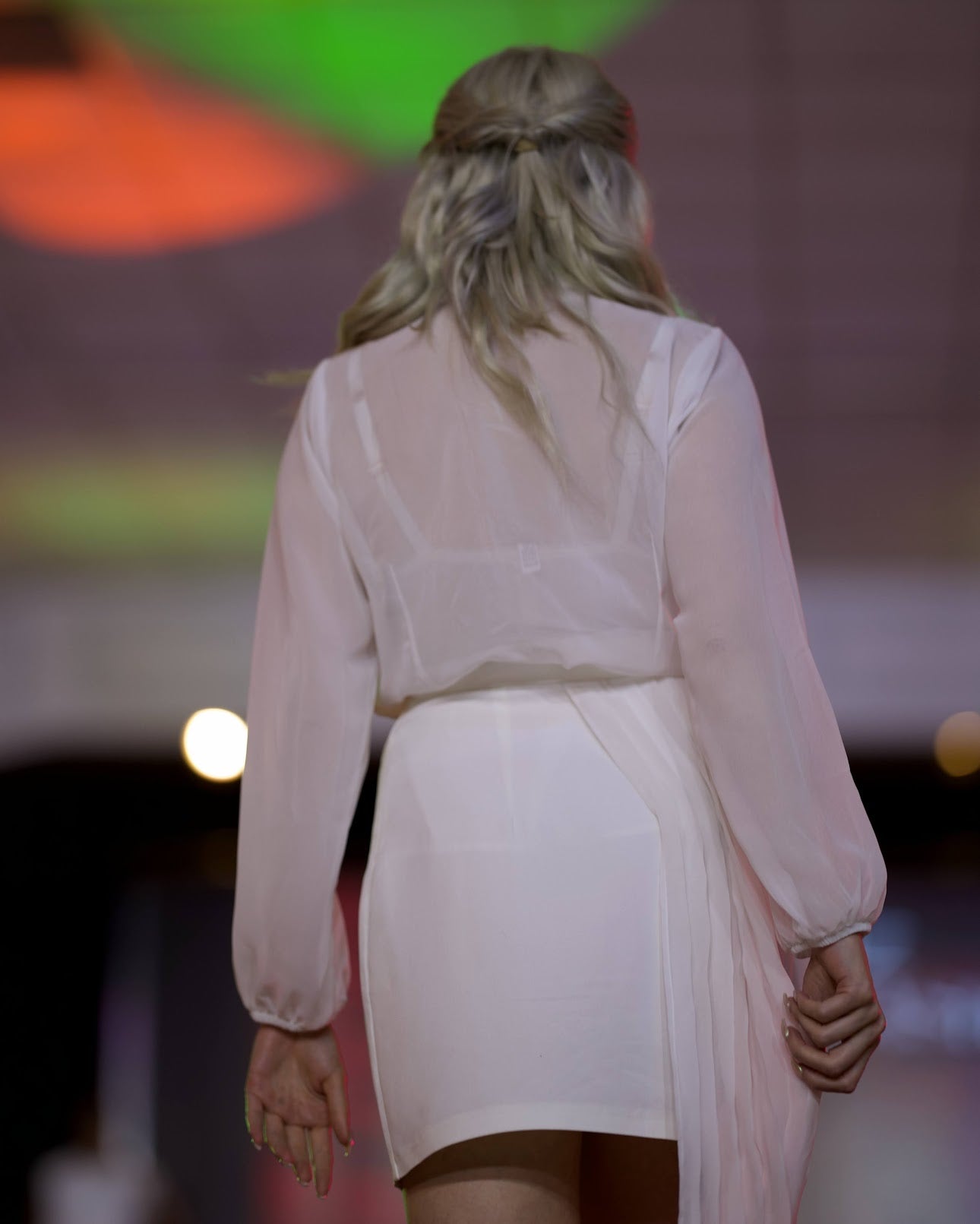 Jesi White Stylish Skirt