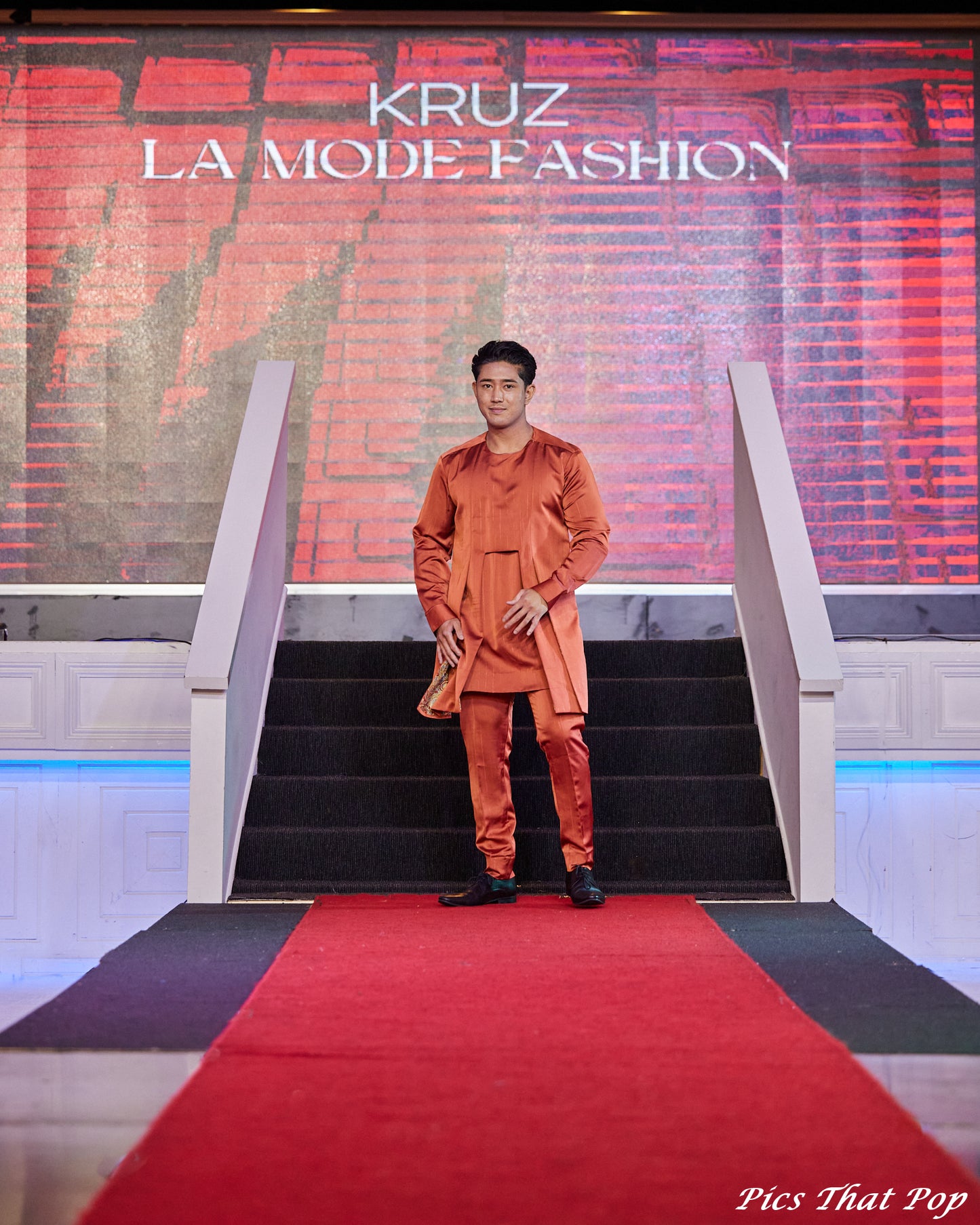 Solid Satin Stylish Suit