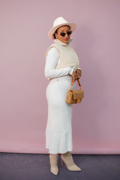 Sara Turtle Neck Midi Dress