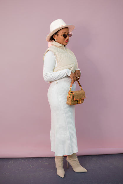 Sara Turtle Neck Midi Dress