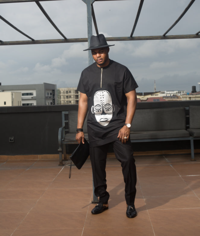 Traditional Mask African Men Dashiki