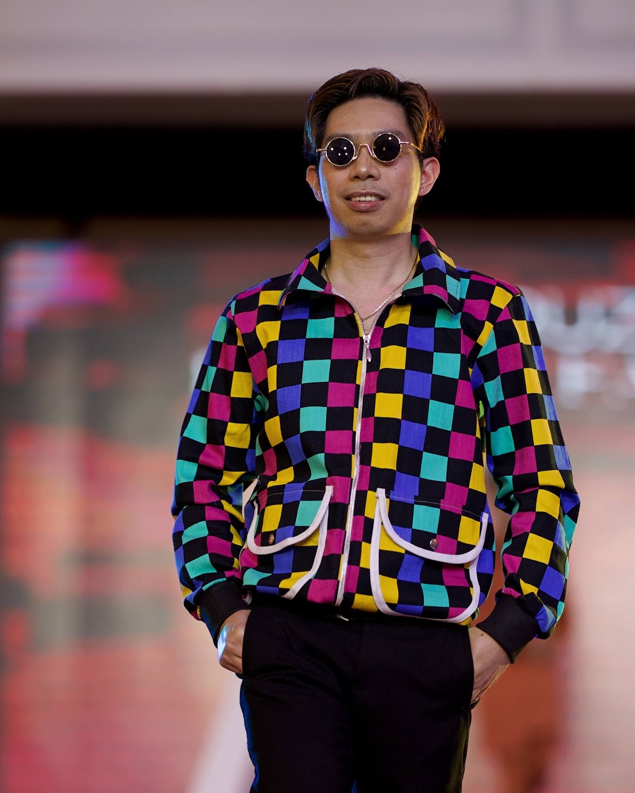 Long Sleeve Colorful Casual Jacket