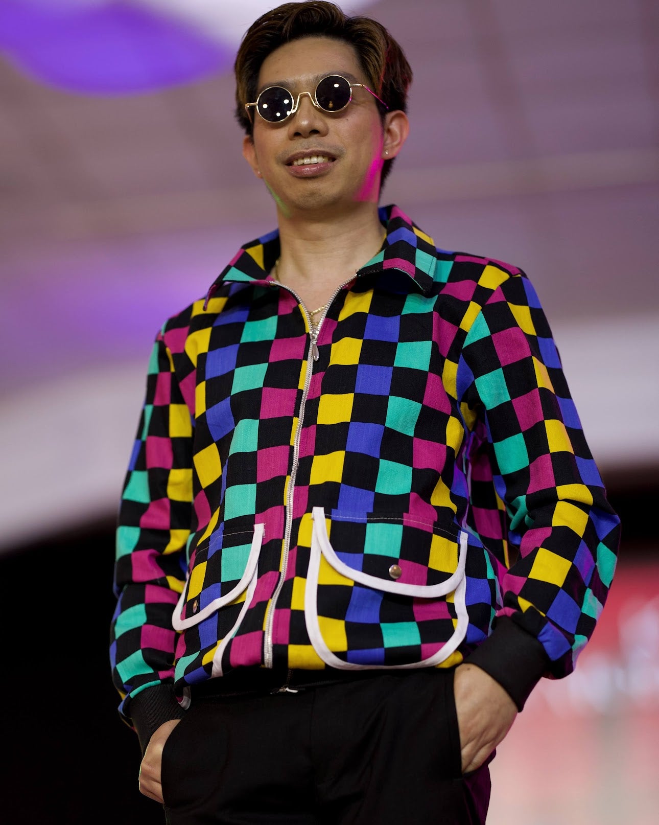 Long Sleeve Colorful Casual Jacket