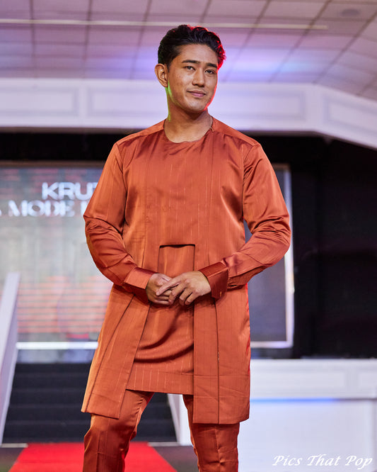Solid Satin Stylish Suit
