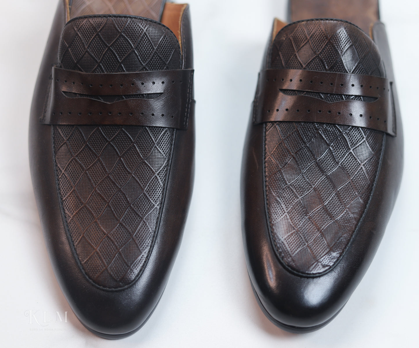 Stylish Brown Half Leather Shoes
