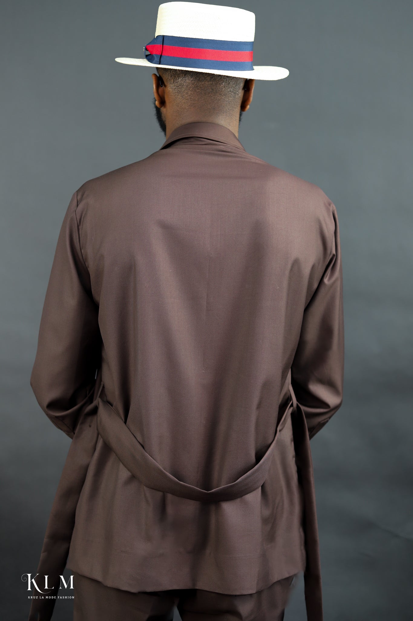 Multi Pockets Safari Jacket With Belt Set