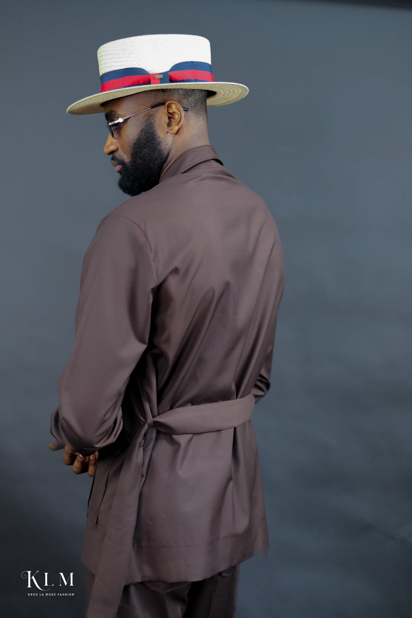 Multi Pockets Safari Jacket With Belt Set