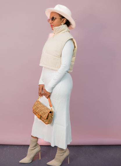 Sara Turtle Neck Midi Dress